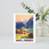 Carte Postale Route dans les Pyrénées, France (Debout devant)