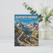 Carte Postale Route de Beartooth Montana (Debout devant)
