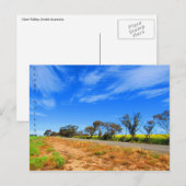 Carte Postale route de clare valley (Devant / Derrière)