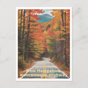 Carte Postale Route de Kancamagus en automne Art graphique