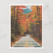 Carte Postale Route de Kancamagus en automne Art graphique (Devant)