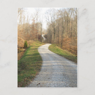Carte Postale Route de la campagne Winding