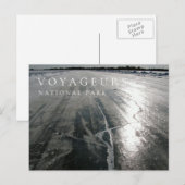 Carte Postale Route de la glace, Parc national des Voyageurs, MN (Devant / Derrière)