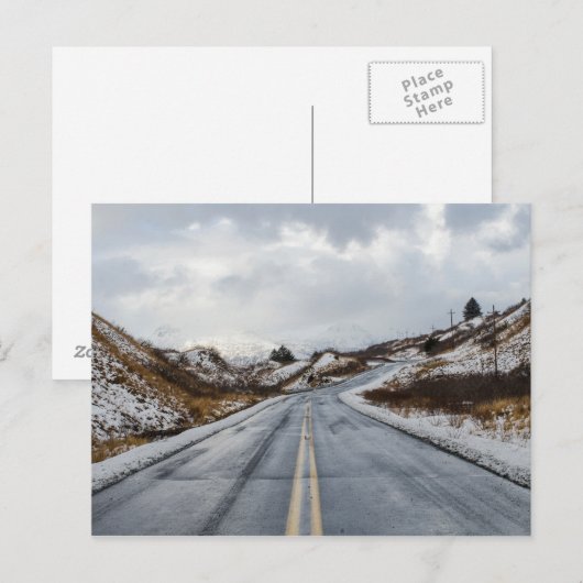 Carte Postale Route de l'Alaska (Devant / Derrière)