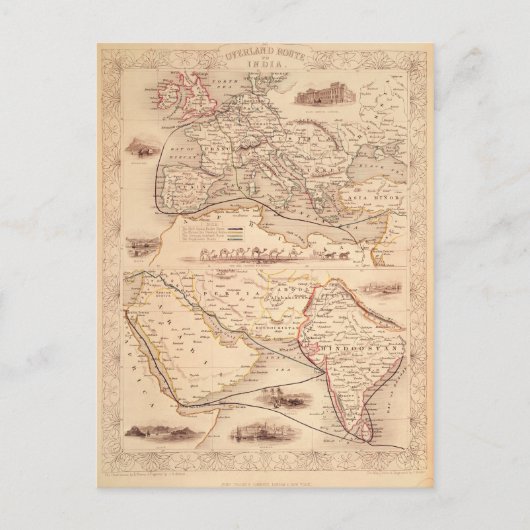 Carte Postale Route de l'Inde (Devant)