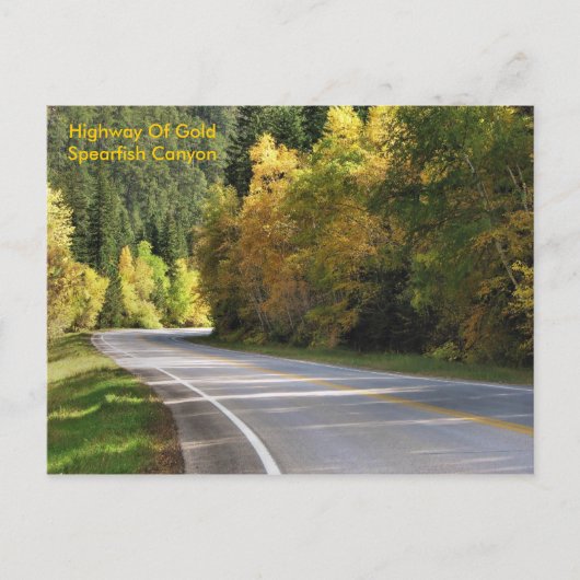 Carte Postale Route De L'Or ... (Devant)