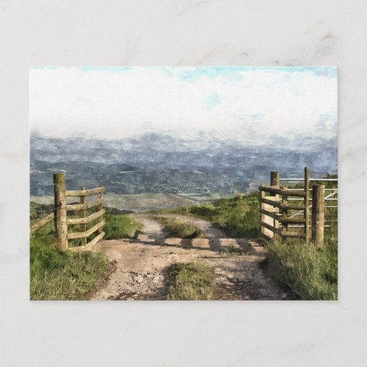 CARTE POSTALE ROUTE DE MONTAGNE (Devant)