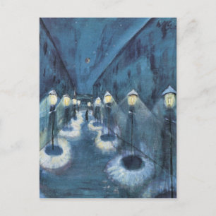 Carte Postale Route de nuit par Walter Gramatte