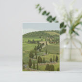 Carte Postale Route de Pienza à Montepulciano, (Debout devant)