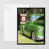 Carte Postale Route de ramassage 66 cadeaux (Devant / Derrière)