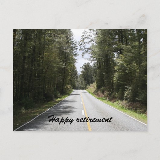 Carte Postale route de retraite (Devant)
