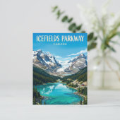 Carte Postale Route des glaciers Canada (Debout devant)