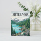 Carte Postale Route des Sept Lacs (Debout devant)