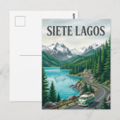 Carte Postale Route des Sept Lacs (Devant / Derrière)