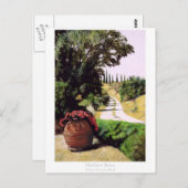 Carte Postale Route d'été toscane (Devant / Derrière)