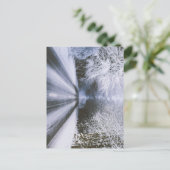 Carte Postale route d'hiver (Debout devant)