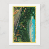 Carte Postale Route du Pacifique avec le mont Shasta à distance (Devant)