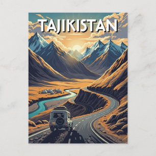 Carte Postale Route du Pamir Tadjikistan Voyage
