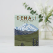 Carte Postale Route du Parc national de Denali à Denali (Debout devant)