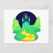 Carte Postale route en brique jaune (Devant)