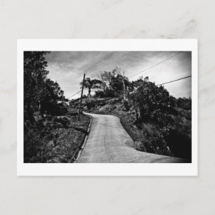 Carte Postale route en hauteur