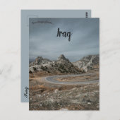 Carte Postale Route en Irak (Devant / Derrière)