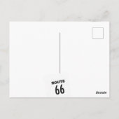 Carte postale Route historique 66 (Dos)