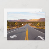 Carte Postale Route Le Parc National Joshua Tree (Devant / Derrière)