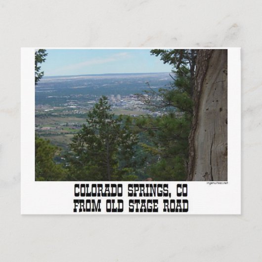 Carte Postale Route Old Stage (Devant)