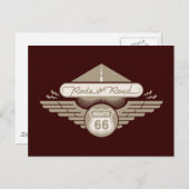 Carte Postale Route -or (Devant / Derrière)