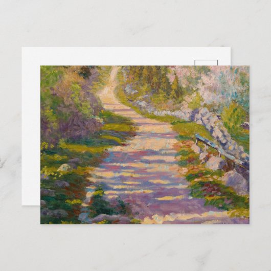 Carte Postale Route par Newell Convers Wyeth (Devant / Derrière)