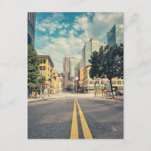 Carte Postale Route pour le centre-ville de San Francisco