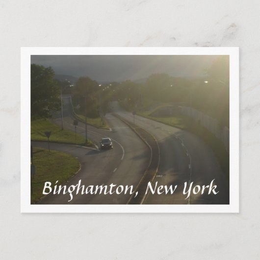 Carte Postale Route, Printemps (Devant)