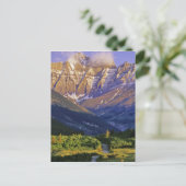 Carte Postale Route Red Rock dans le parc national des lacs Wate (Debout devant)