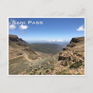 Carte Postale route sani pass