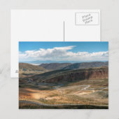 Carte Postale Route Serpentine de Salta et salants au loin (Devant / Derrière)