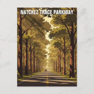 Carte Postale Route touristique Natchez Trace