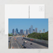 Carte Postale Route vers Dallas (Devant / Derrière)