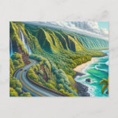 Carte Postale Route vers Hana Maui Hawaii (Devant)