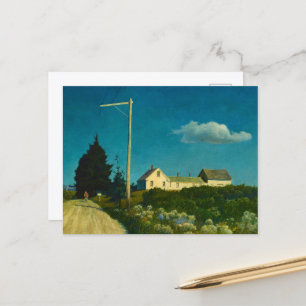 Carte Postale Route vers la maison Jones par Newell Convers Wyet