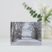 Carte Postale Route vers l'hiver (Debout devant)