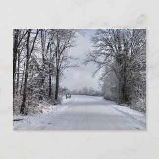 Carte Postale Route vers l'hiver