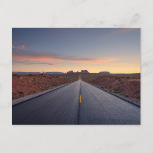 Carte Postale Route vers Monument Valley Tribal Park