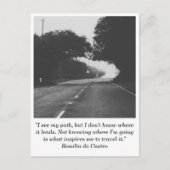 Carte postale Route vers nulle part (Devant)