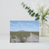 Carte Postale Route vers nulle part (Debout devant)