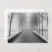 Carte Postale Route vers nulle part (Devant / Derrière)