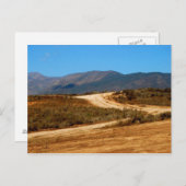 Carte postale Route vers nulle part (Devant / Derrière)