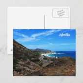 Carte Postale route vers paradis (Devant / Derrière)