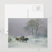 Carte Postale Route vinicole pour le marché (Devant / Derrière)
