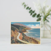 Carte Postale Route Vintage de la Côte de l'Oregon (Debout devant)